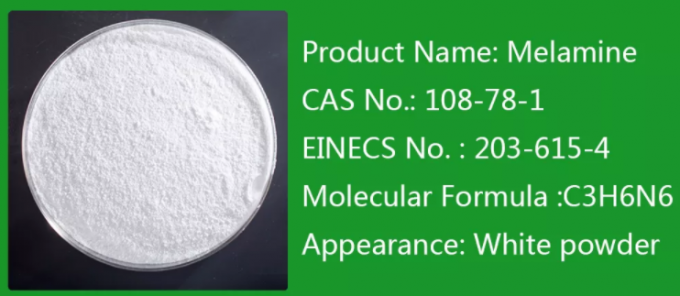 99.8Min καθαρή σκόνη MSDS COA πιστοποιημένο CAS 108-78-1 μελαμινών 0